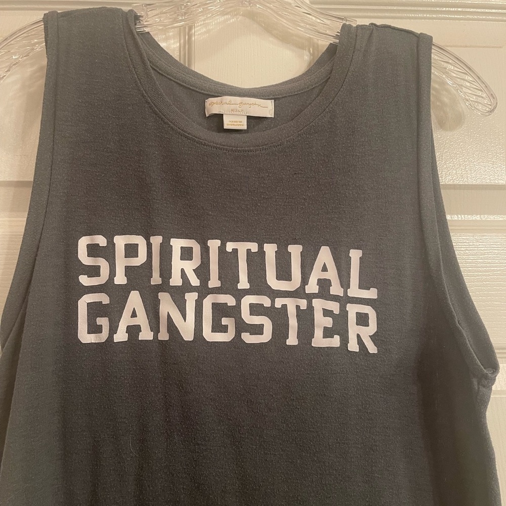 Ladies’ Spiritual Gangster Workout Tank, Medium.